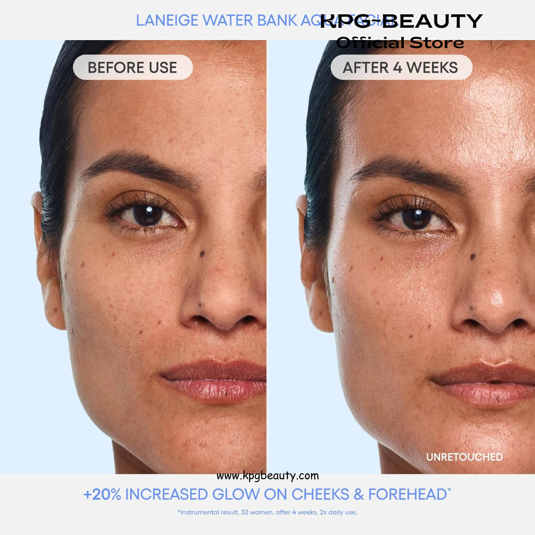 LANEIGE Water Bank Aqua Facial Serum 30ml | K-Beauty Exfoliating & Hydrating Serum | AHA BHA PHA Gentle Exfoliation| Hyaluronic Acid & Ceramide Glow Boost | Smooth, Soft, Radiant Skin LANEIGE