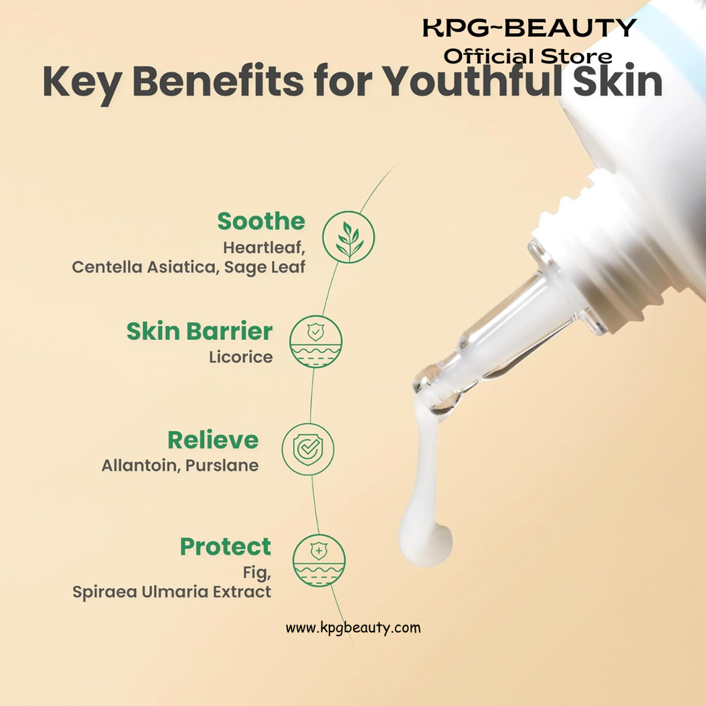 AXIS-Y Heartleaf My Type Calming Cream - Soothing, Redness Relief & Long Lasting Moisture Dewy Skin Daily Face Lotion - Vegan Korean Skin Care Moisturizer Face Cream (2.02 fl. oz.) AXIS-Y