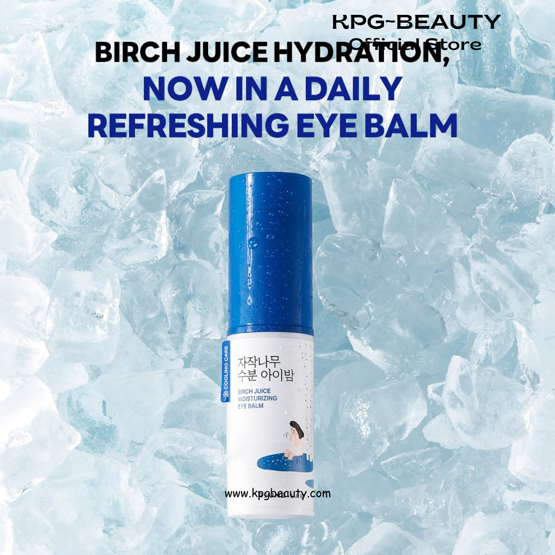 ROUND LAB Birch Juice Icy Cooling Eye Stick – Depuffing Glow Booster Balm for Puffy Eyes, Dark Circles, Fine Lines | On-the-Go Moisturizer | Korean Skincare | 0.35 oz Round Lab