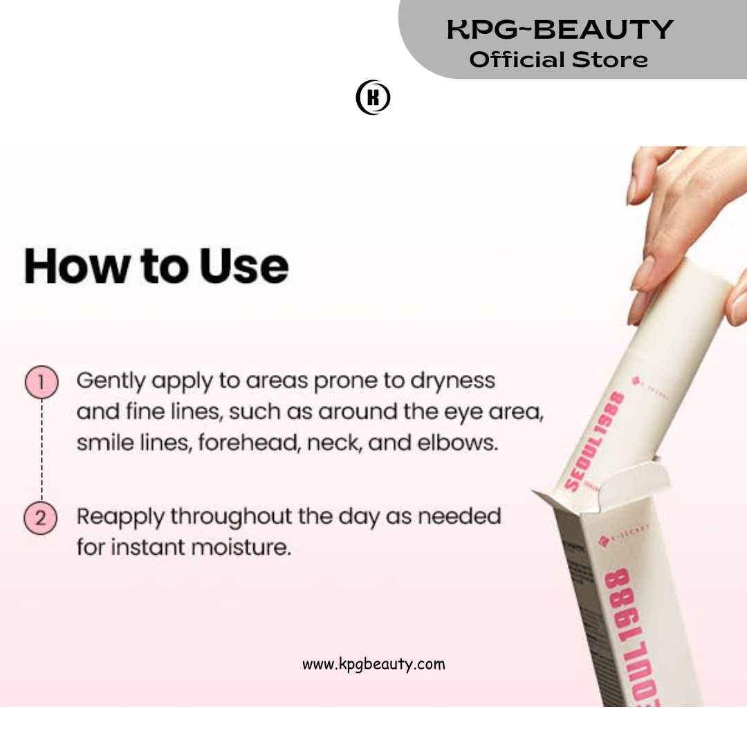 K-SECRET SEOUL 1988 Collagen Multi Balm – Formulated with 7-Type Collagen Complex and Plum | Multi-Area Balm Stick for Hydrated & Radiant Skin | Korean Skincare, 10.7g KSecret