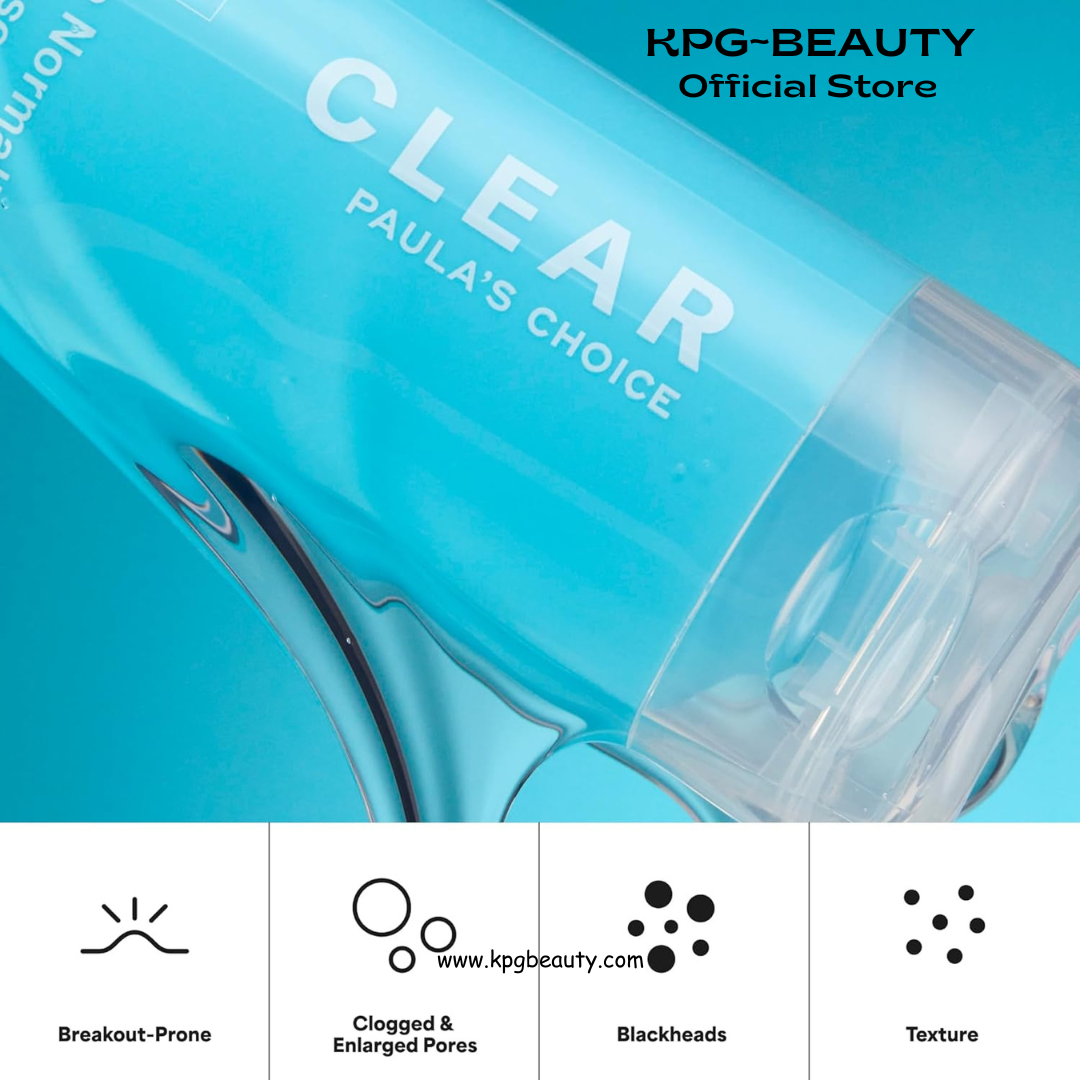 Paula's Choice CLEAR Pore Normalizing Facial Cleanser, Acne Daily Face Wash, Salicylic Acid Face Cleanser for Clogged & Enlarged Pores, Redness, Suitable for Blackhead-Prone Skin Fragrance Free Paula’s Choice