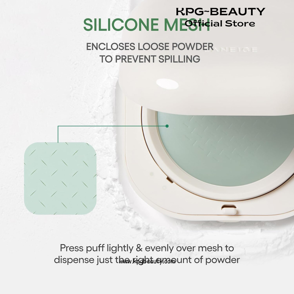 LANEIGE Neo Blurring Powder: Korean Oil-Control Compact with Pore Blurring, Smoothing Finish & Travel-Friendly, No-Spill Packaging KPGBEAUTY