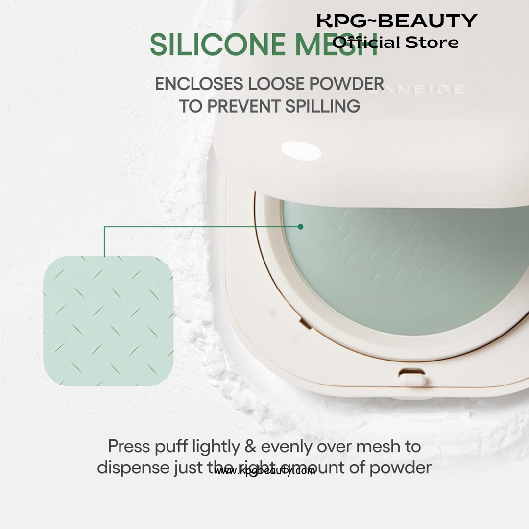 LANEIGE Neo Blurring Powder: Korean Oil-Control Compact with Pore Blurring, Smoothing Finish & Travel-Friendly, No-Spill Packaging KPGBEAUTY