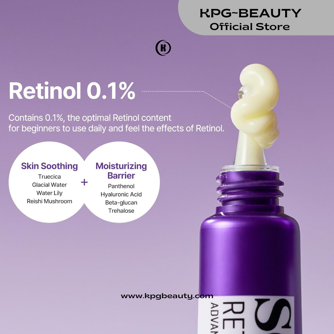 SOME BY MI Retinol Intense Advanced Triple Action Eye Cream – 1.01Oz, 30ml – Korean Retinol Under Eye Cream Anti Aging for Fine Lines – Brightens Dark Circles & Smooths Skin Texture – Korean Skin Care