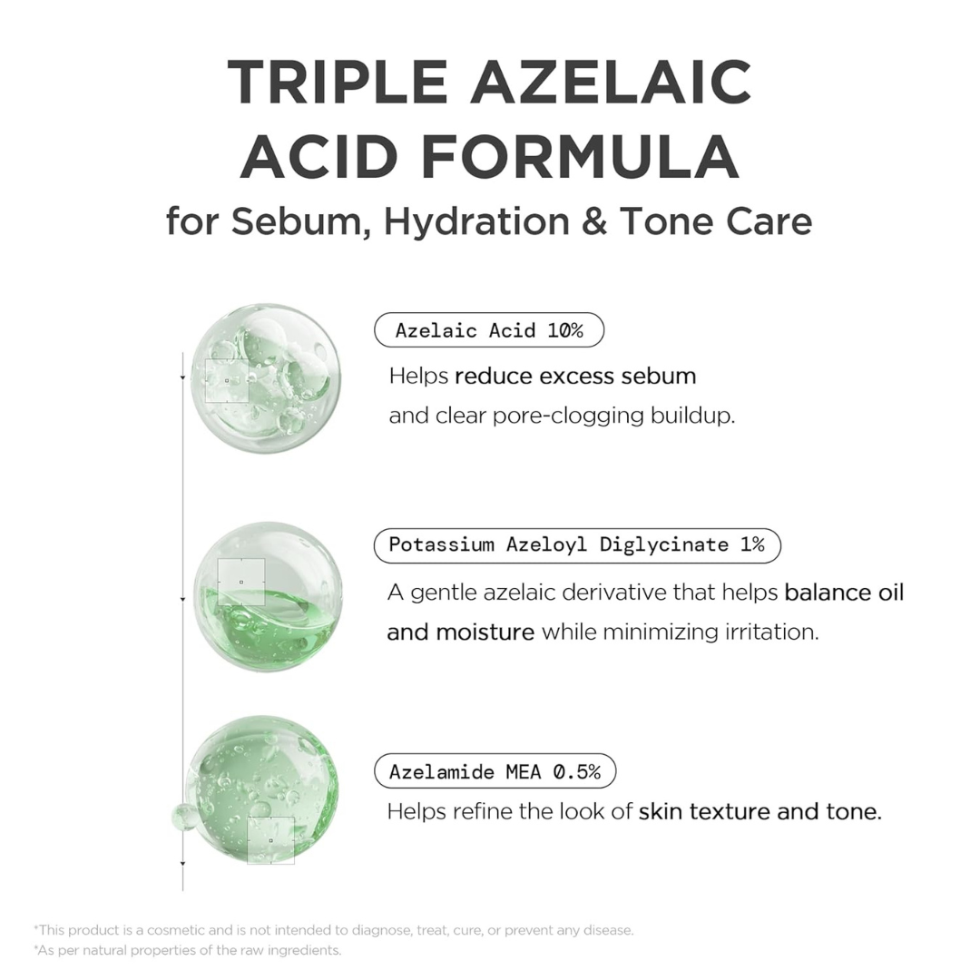 SKIN1004 Azelaic Acid 10% Ampoule, Hydrating Face Serum for Blemish-Prone & Oily Skin, Redness Soothing Serum for face, Visible Marks & Breakout Care with Centella, Korean Skin Care, 1.01 fl.oz / 30ml SKIN1004