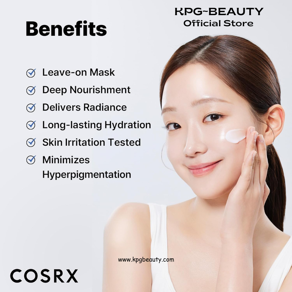 COSRX Ultimate Nourishing Rice Overnight Spa Mask, 60ml / 2.02 fl.oz | Rice Extract 68% and Niacinamide 2%, Korean Skin Care, Animal Testing Free COSRX