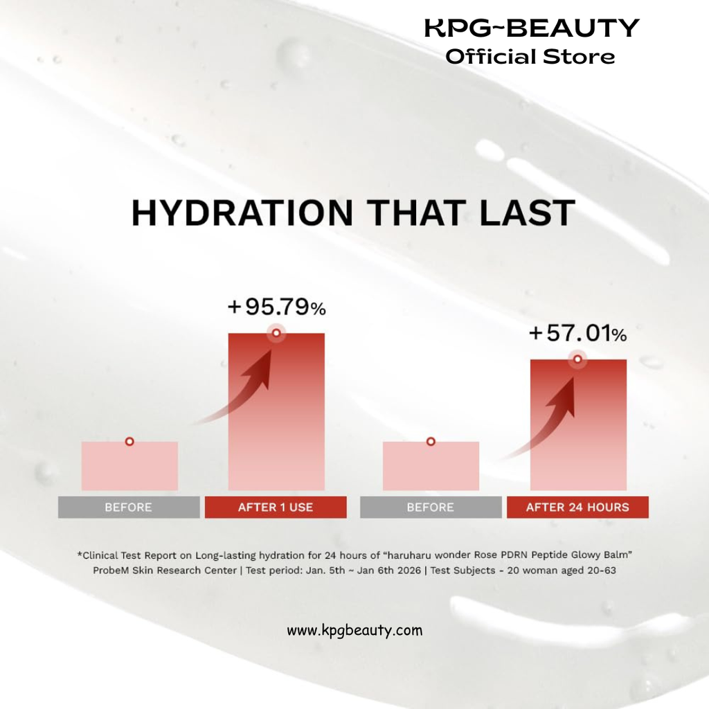 haruharu wonder Rose PDRN Peptide Glowy Balm, Instant Moisture, Repairs Dry Cracked Lips, 24HR Moisture, No Waxy Finish, Vegan, Silicon Free, Micro Plastic Free, Tint-free, 10ML HARUHARU WONDER