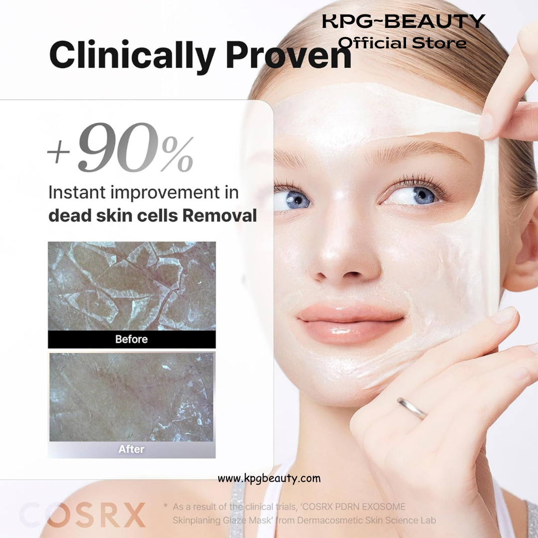 COSRX PDRN EXOSOME Glaze Wrapping Mask with SALMON DNA PDRN, Instant Glow, Easy Peel-Off Overnight Mask for Glass Skin, Firmness, Elasticity & Skin Texture Care, Mothers day gift, Korean Skin Care COSRX