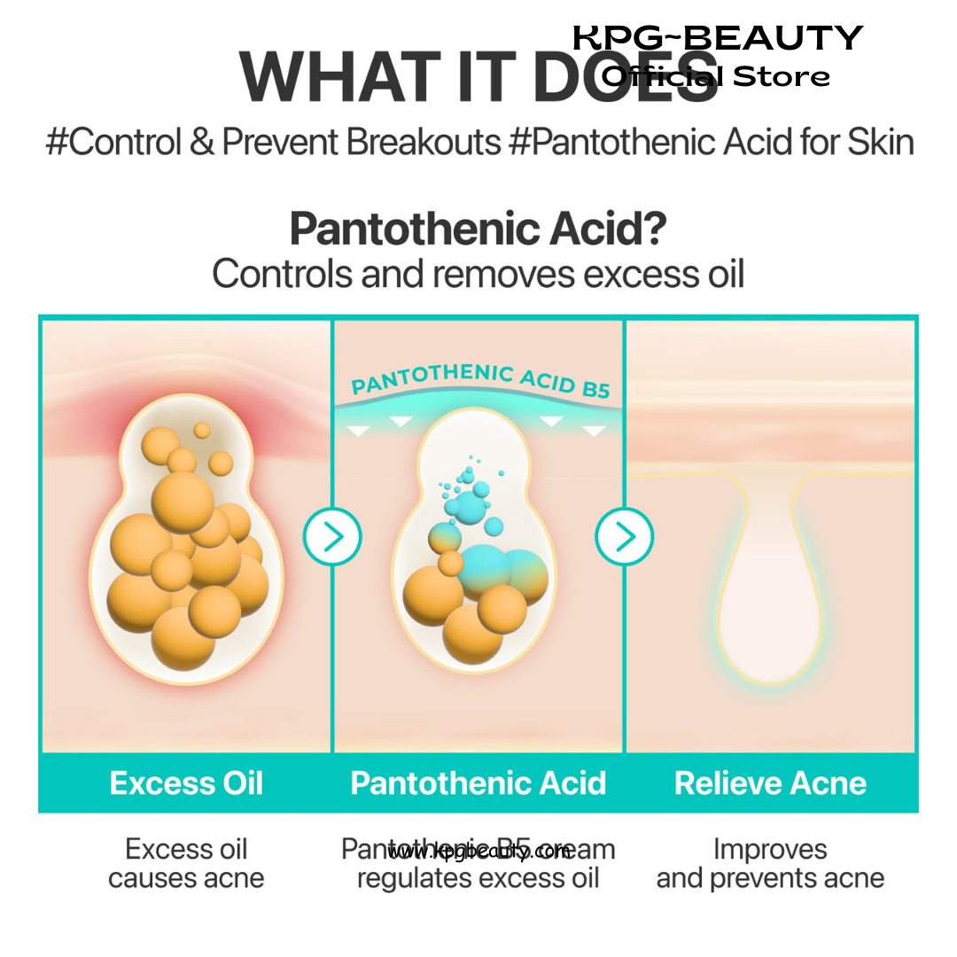 numbuzin No.1 Pantothenic B5 Active Soothing Cream | Remove sebum and skin troubles, Pantothenic acid, Korean Skincare Gift for Women | 2.70 fl oz Numbuzin