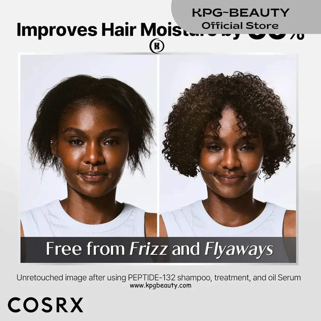 COSRX PEPTIDE 132 Hair Bonding Oil Serum, Travel Size Keratin Treatment for Frizzy, Damaged, Dry Hair.