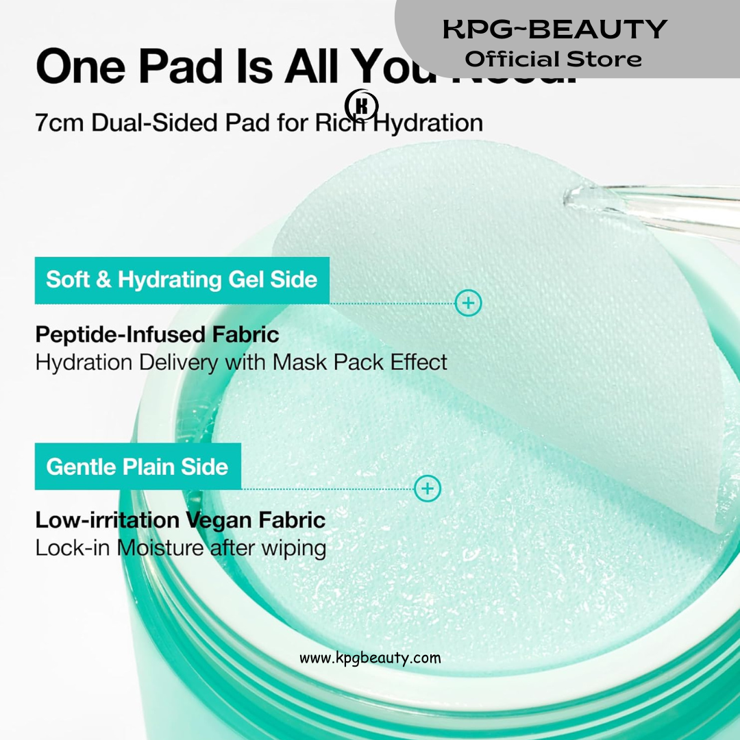Anua PDRN 100 Hyaluronic Acid Glow Pad, Glow-Plumping Korean Face Care for Daily Skincare & Makeup Prep, Dual-Sided TonerPad for Radiant Skin & Deep Hydration (180ml, 60 Pads) KPG BEAUTY