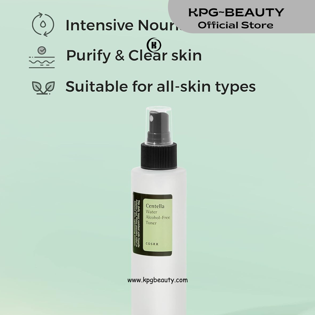 COSRX Alcohol-Free Cica Toner, 150ml / 5.07 fl.oz | Spray-type Korean Toner with Centella Asiatica for Hydrating & Soothing Redness | Korean Skin Care, Not Tested on Animals, Paraben Free KPG BEAUTY