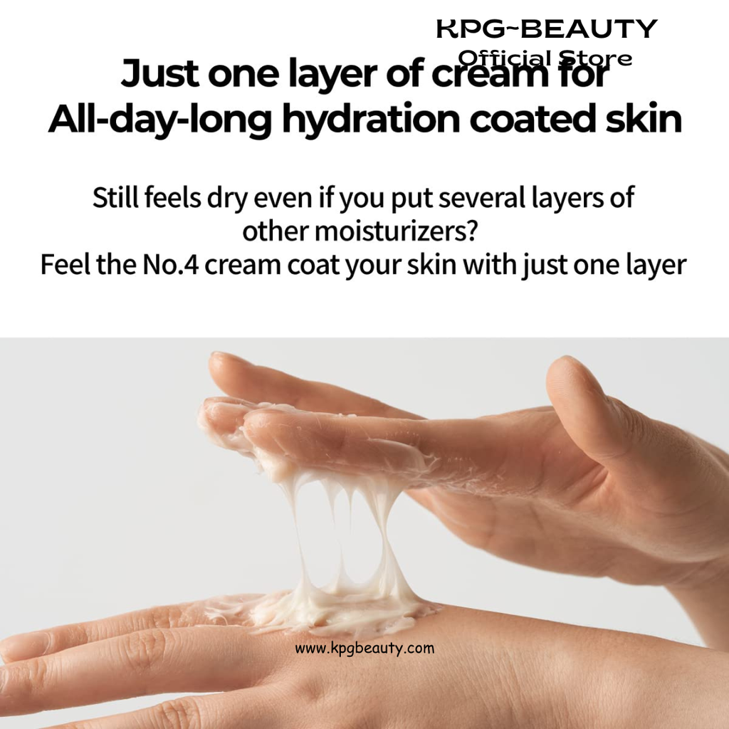 numbuzin No.4 Cream | Full-Nutrient Firming Cream | Skin Elasticity, Wrinkle Care, Anti-aging, Deeply Nourishing, Hydration | Red Ginseng, Panthenol, Niacinamide, Bifida | 2.02 fl. oz. Numbuzin