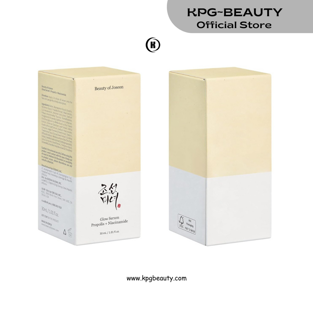 Beauty of Joseon Glow Serum Propolis and Niacinamide Hydrating Facial Soothing Moisturizer for Irritated Uneven Skin Tone, Korean Skin Care, 60ml KPG BEAUTY