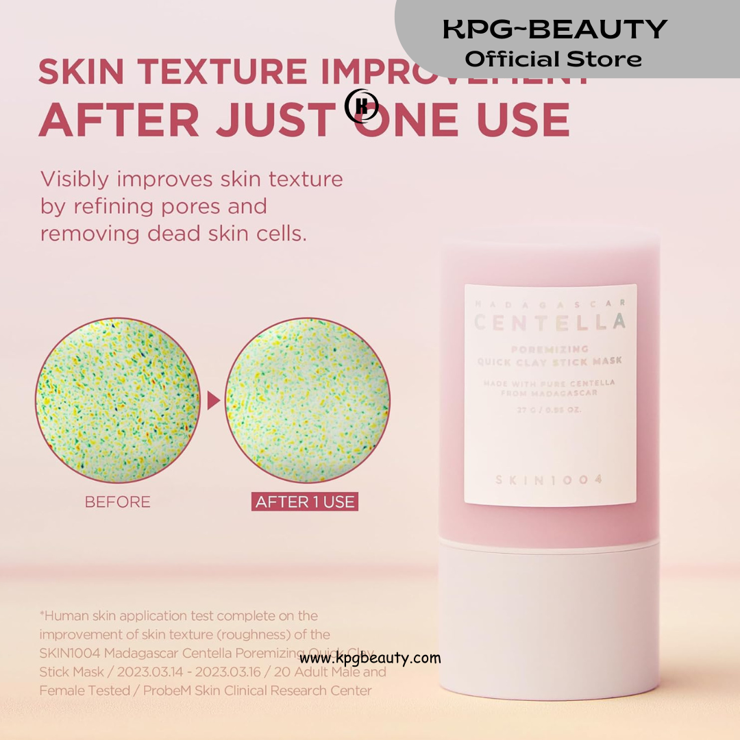 SKIN1004 Madagascar Centella Pore | Tightening Clay Stick Mask with Red Bean & 5 Clays, 27g KPG BEAUTY