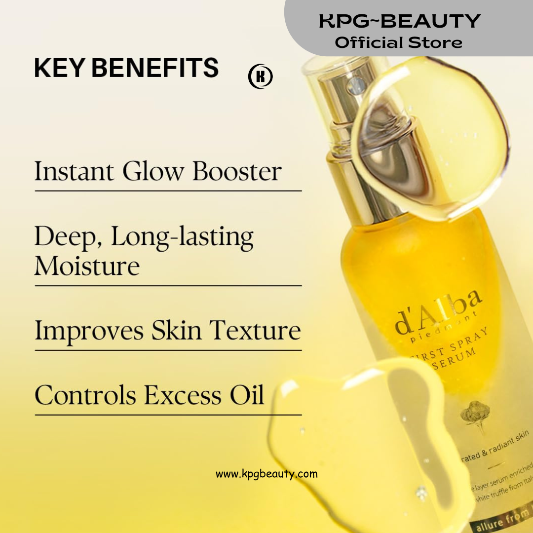 D'Alba Piedmont Italian White Truffle First Spray Serum 100ml KPG BEAUTY