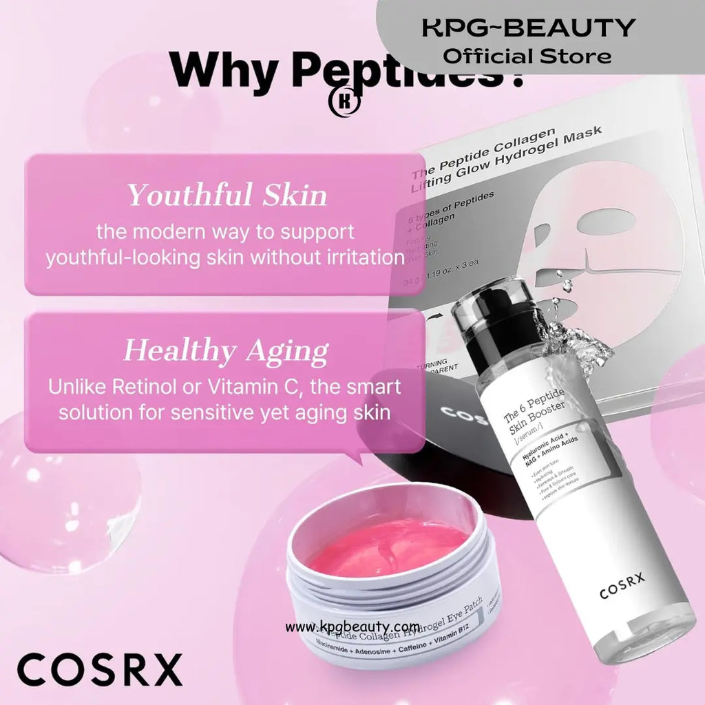 COSRX 6X Peptide Collagen Booster Toner Serum with Copper Peptides, Niacinamide , Korean Skin Care, 150mL/5.07 Fl.Oz KPG BEAUTY COSRX