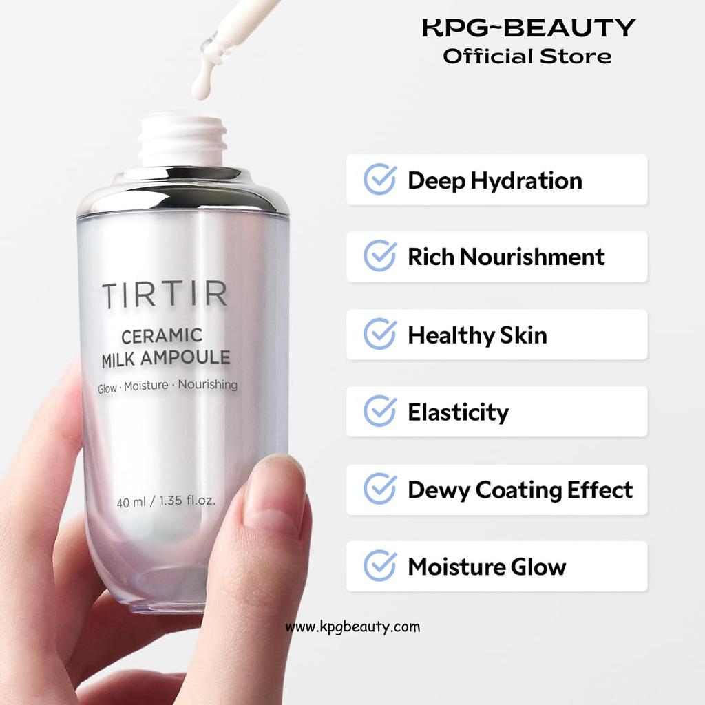 TIRTIR Ceramic Milk Ampoule 40ML TIRTIR