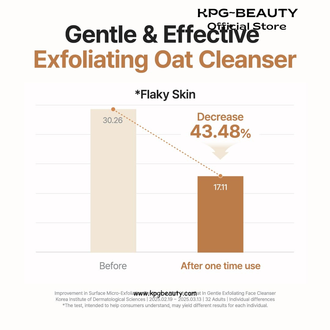 Purito Oat Exfoliating Facial Polish Cleanser - Hydrating Daily Face Wash with Gentle Scrub Clay Pore Minimizing Panthenol, Oat Seed Water Vegan, Non-comedogenic Korean Skin Care 150ml Purito Seoul