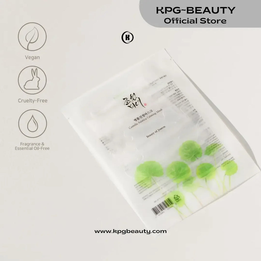 Beauty of Joseon Centella Asiatica Calming Mask Daily Moisturizing Soothing Cica Face Sheet Mask for All Skin 10 sheets