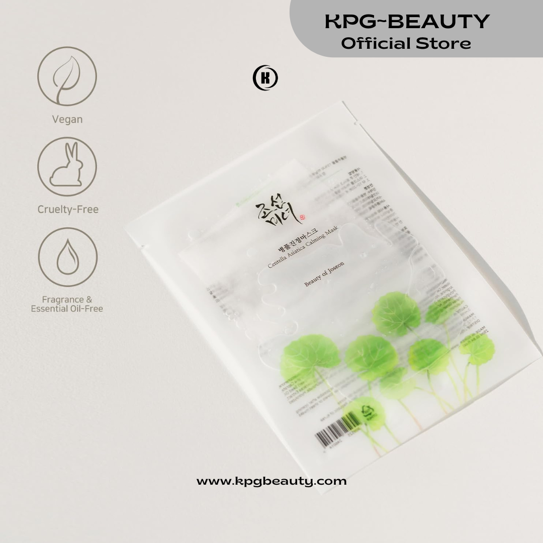Beauty of Joseon Centella Asiatica Calming Mask Daily Moisturizing Soothing Cica Face Sheet Mask for All Skin Types, Korean Skincare Stuffers for Men Women, 10 sheets