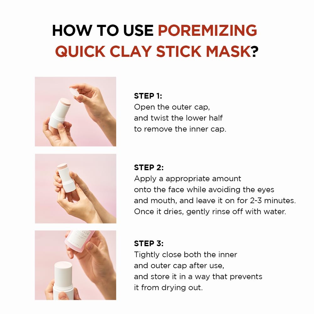 Skin1004 Poremizing Quick Clay Stick Mask Sebum Soaking Clay Mask Stick
