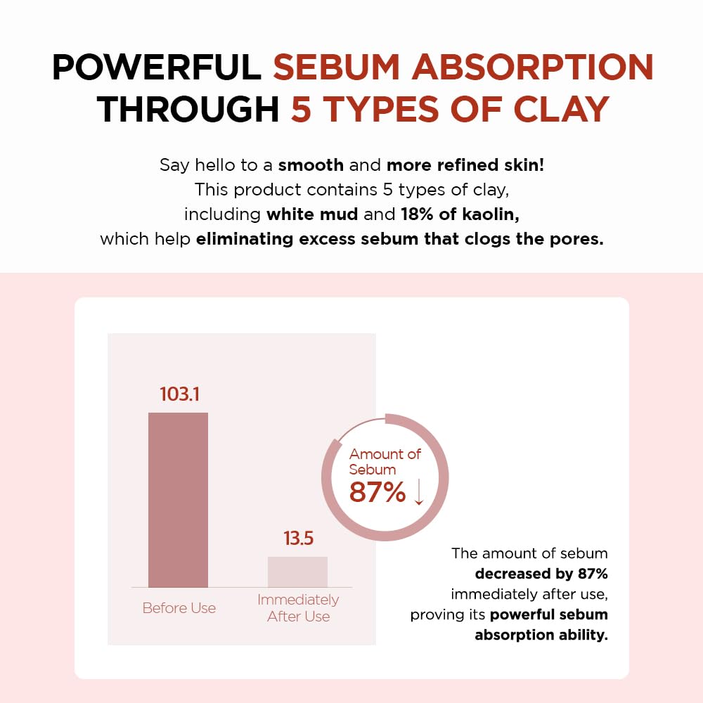 Skin1004 Poremizing Quick Clay Stick Mask Sebum Soaking Clay Mask Stick