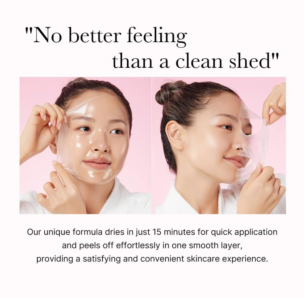 Medicube Collagen Overnight Wrapping Peel Off Facial Mask Pack - Elasticity & Hydration Care, Reduces Sagging & Dullness - Hydrolyzed Collagen For Glowing Skin