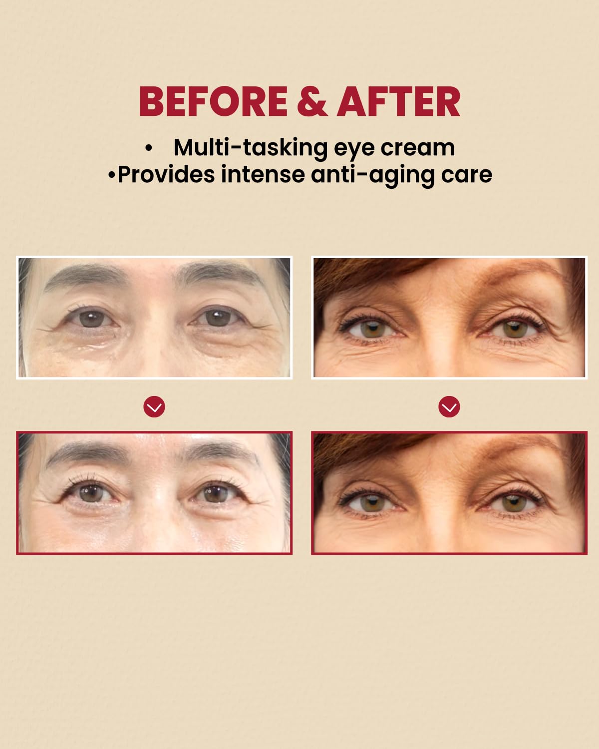 KSECRET SEOUL 1988 Eye Cream : Retinal Liposome 4% + Fermented Bean, wrinkle care, anti-aging, skin elasticity, pigmentation, retinol, 30ml
