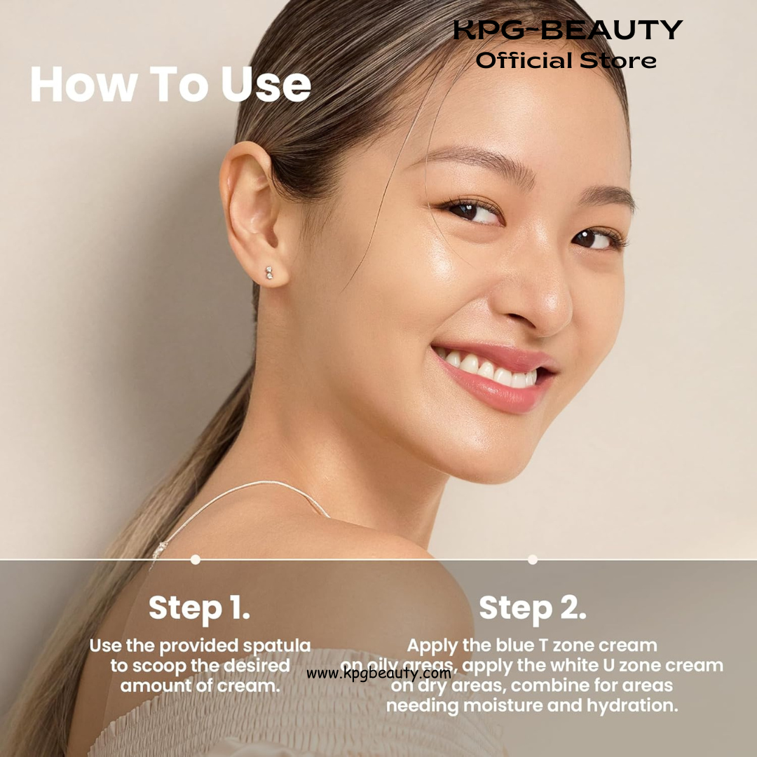 AXIS-Y Cera-Heart My Type Duo Cream with Heartleaf & Ceramide - Redness Relief & Moisture Skin Barrier Repair - Vegan Korean Skin Care Moisturizer Face Cream (2.02 fl. oz.) AXIS-Y