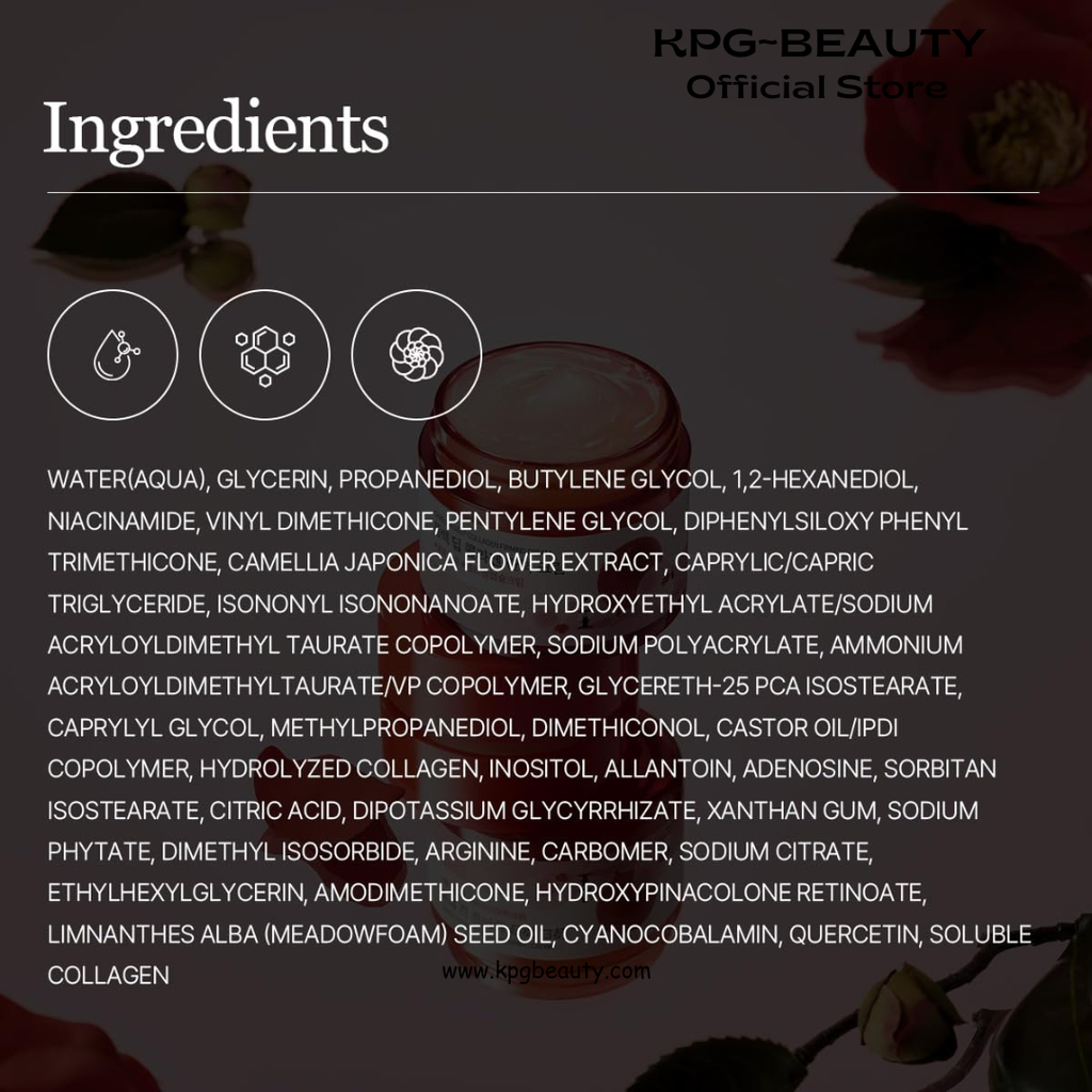 ROUND LAB Camellia Deep Collagen Firming Cream 1.69 Fl Oz, Elasticity-Enhancing Face Moisturizer with Multi-Collagen for Long-lasting Hydration, Smooth and Firm Skin, Pore Tightening, Korean Skincare Round Lab