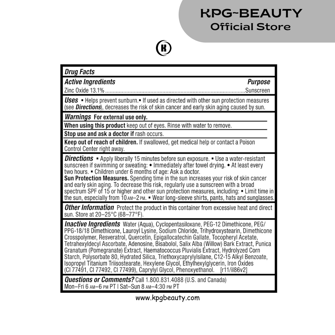 Paula's Choice RESIST Super-Light Daily Wrinkle Defense Mineral Sunscreen, SPF 30 Face Sunscreen for Oily Skin, Matte Tinted Face Moisturizer, UVA/UVB Protection, Fragrance-Free 60ML Paula’s Choice