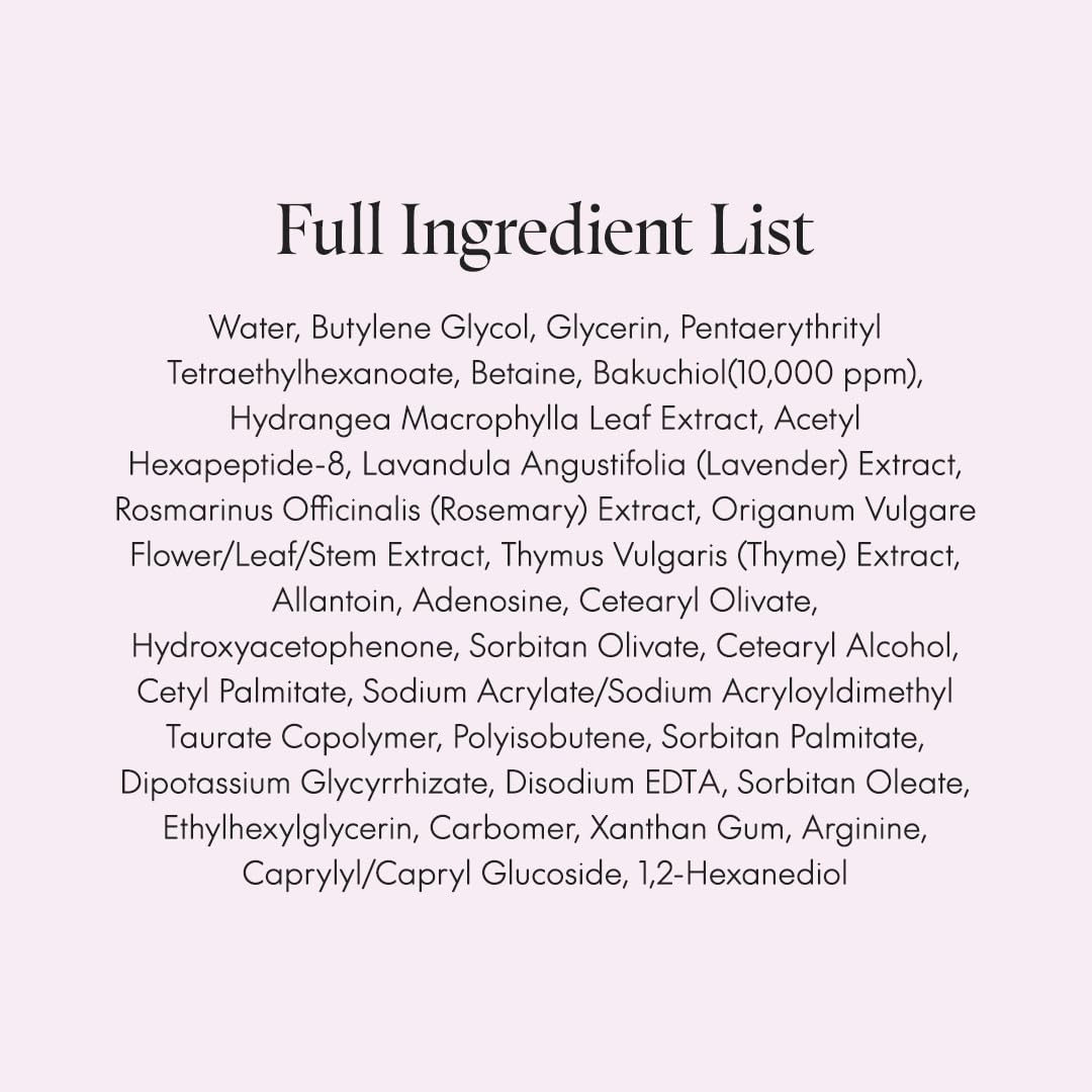 PURITO SEOUL Timeless Bloom Bakuchiol Serum, Korean Jeju Hydrangea, for Sensitive Skin, Ampoule, Fine Line Reduction, Anti Aging Facial Serum for face, K-Beauty, 30ml 1fl.oz Purito Seoul