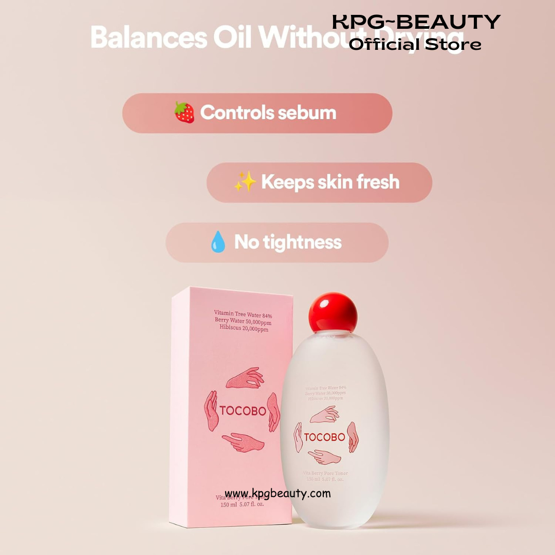 TOCOBO Korean Skincare VITA Berry Pore Toner 150ml Tocobo
