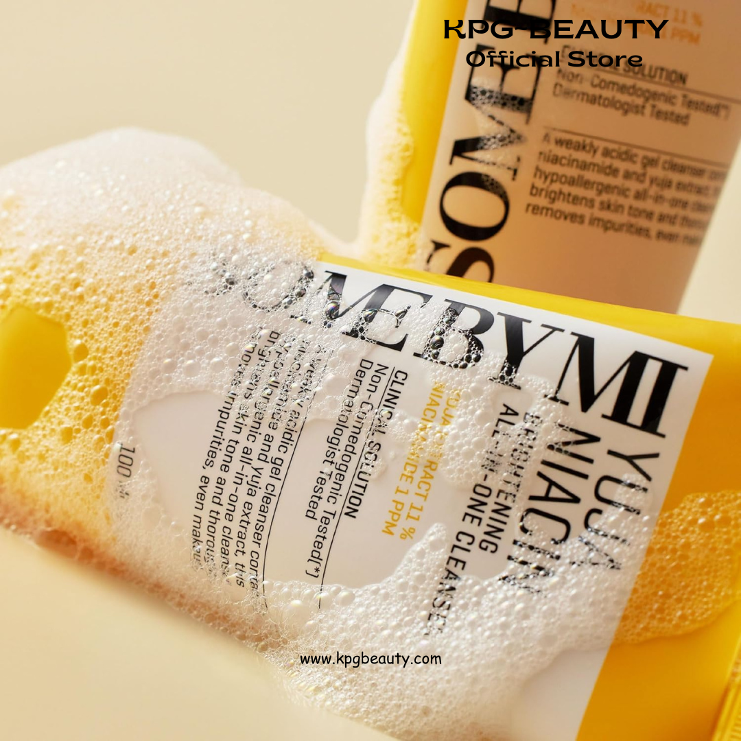 SOME BY MI Yuja Niacin Brightening All in One Cleanser - 3.38Oz, 100ml - Mild Daily Face Wash for Dull-Looking Skin - Low pH Formula with No Irritation - Pore and Sebum Care - Korean Skin Care KSecret