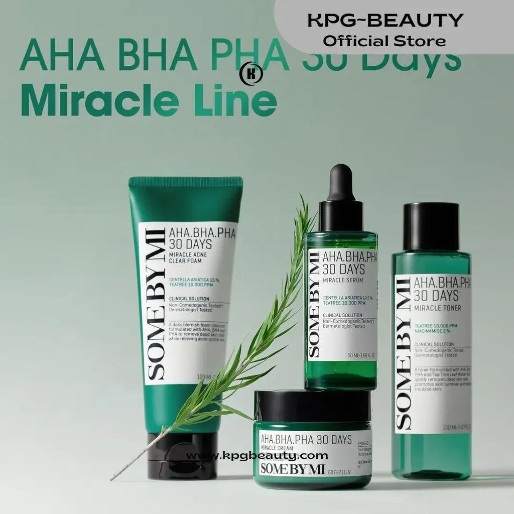 SOME BY MI AHA BHA PHA 30 Days Miracle Toner – 5.07oz, 150ml – Control with 2% Niacinamide – Korean Skin Care - KPGBEAUTY