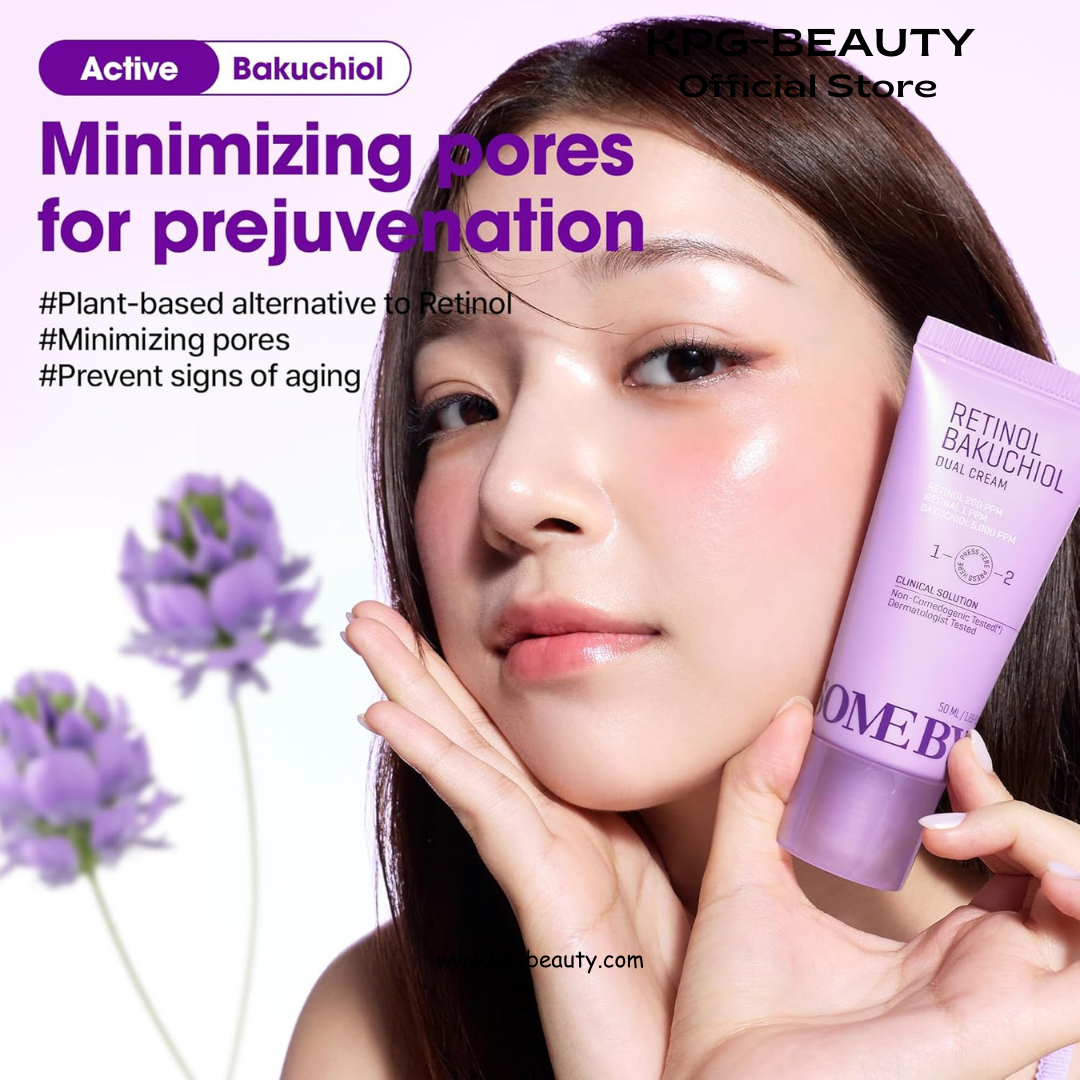 SOME BY MI Retinol Bakuchiol Dual Cream – 1.69oz, 50ml – Korean Collagen & Retinol Face Moisturizer for Glass Skin – Barrier & Soothing Care with Niacinamide, Panthenol & Vitamin E – Korean Skin Care Some By MI