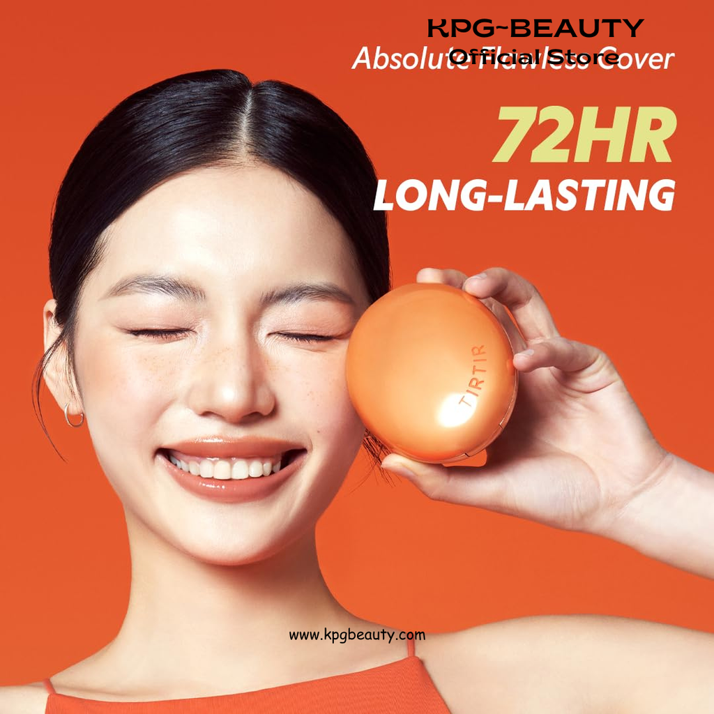 TIRTIR Mask Fit Ai Filter Cushion Foundation | AI-Like Semi-Matte Finish - Up to 72-Hour Medium to Full Coverage Korean BB Cushion Make up Beauty, #22N Shell Beige, 0.63 Fl Oz TIRTIR