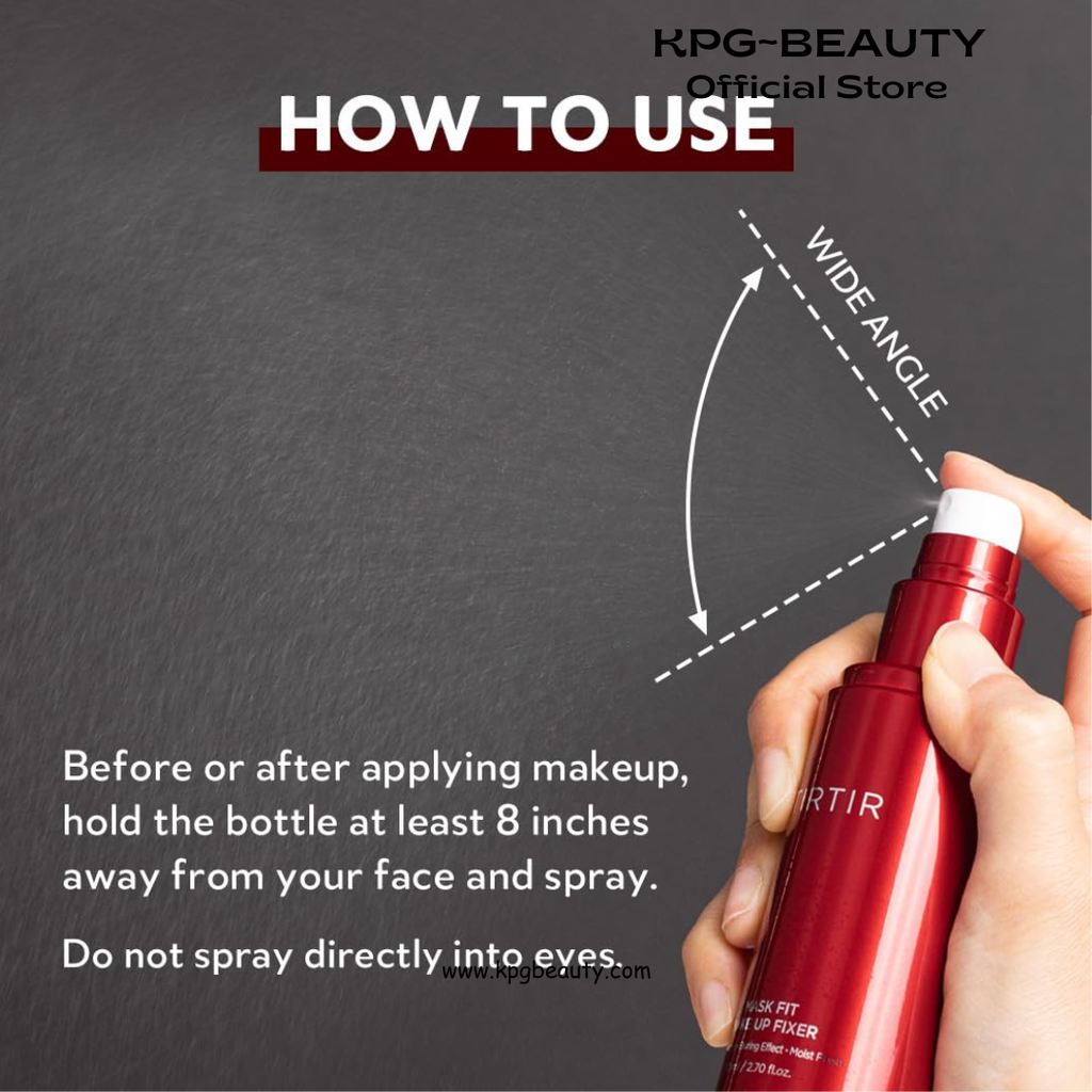 TIRTIR Mask Fit Make-up Fixer | 24H Transfer-Resistant Lightweight Non-Greasy Makeup Setting Spray 2.7 Fl Oz TIRTIR