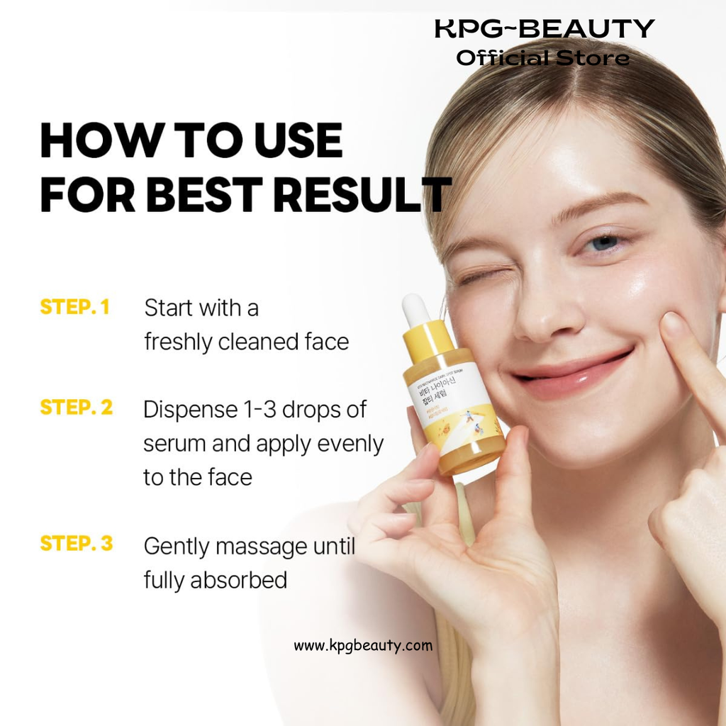 ROUND LAB Vita Niacinamide Dark Spot Serum 1.01 Fl Oz, Radiance-Boosting and Dark Spot Correcting Face Serum with Vitamin C, Improves Uneven Skin Tone, and Enhances Skin Clarity, Korean Skincare Round Lab