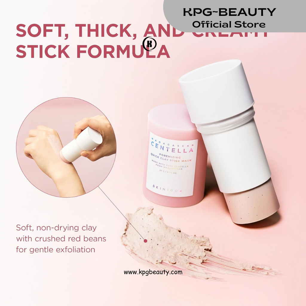SKIN1004 Madagascar Centella Pore | Tightening Clay Stick Mask with Red Bean & 5 Clays, 27g KPG BEAUTY