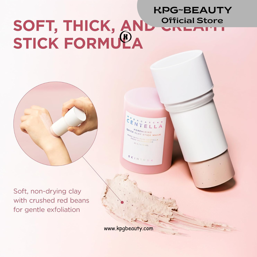 SKIN1004 Madagascar Centella Pore | Tightening Clay Stick Mask with Red Bean & 5 Clays, 27g KPG BEAUTY