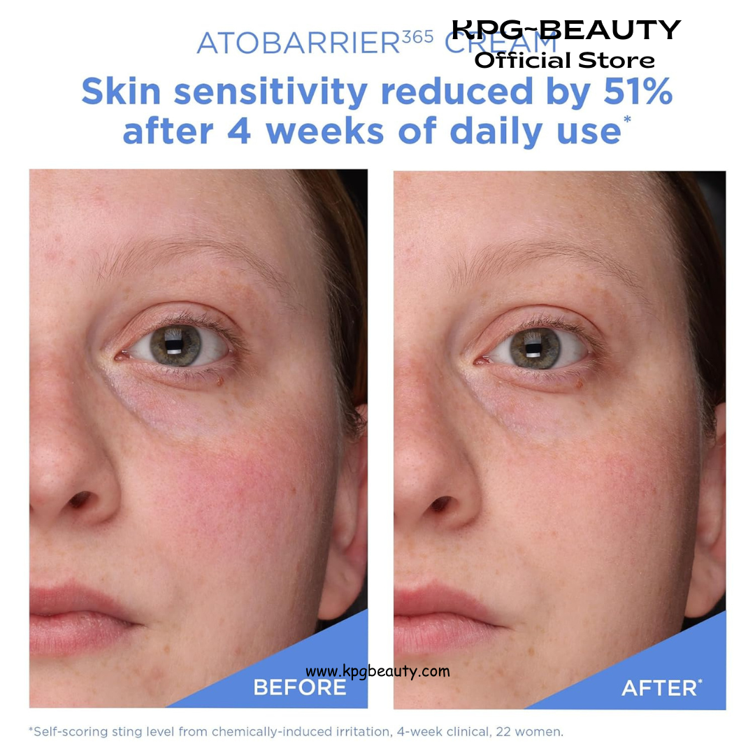 AESTURA ATOBARRIER365 Cream with Ceramides, Korean Face Moisturizer for Barrier Repair | 120H lasting Hydration, Ceramide Capsules, Dry & Sensitive Skin, Non-comedogenic, 80 mL AESTURA