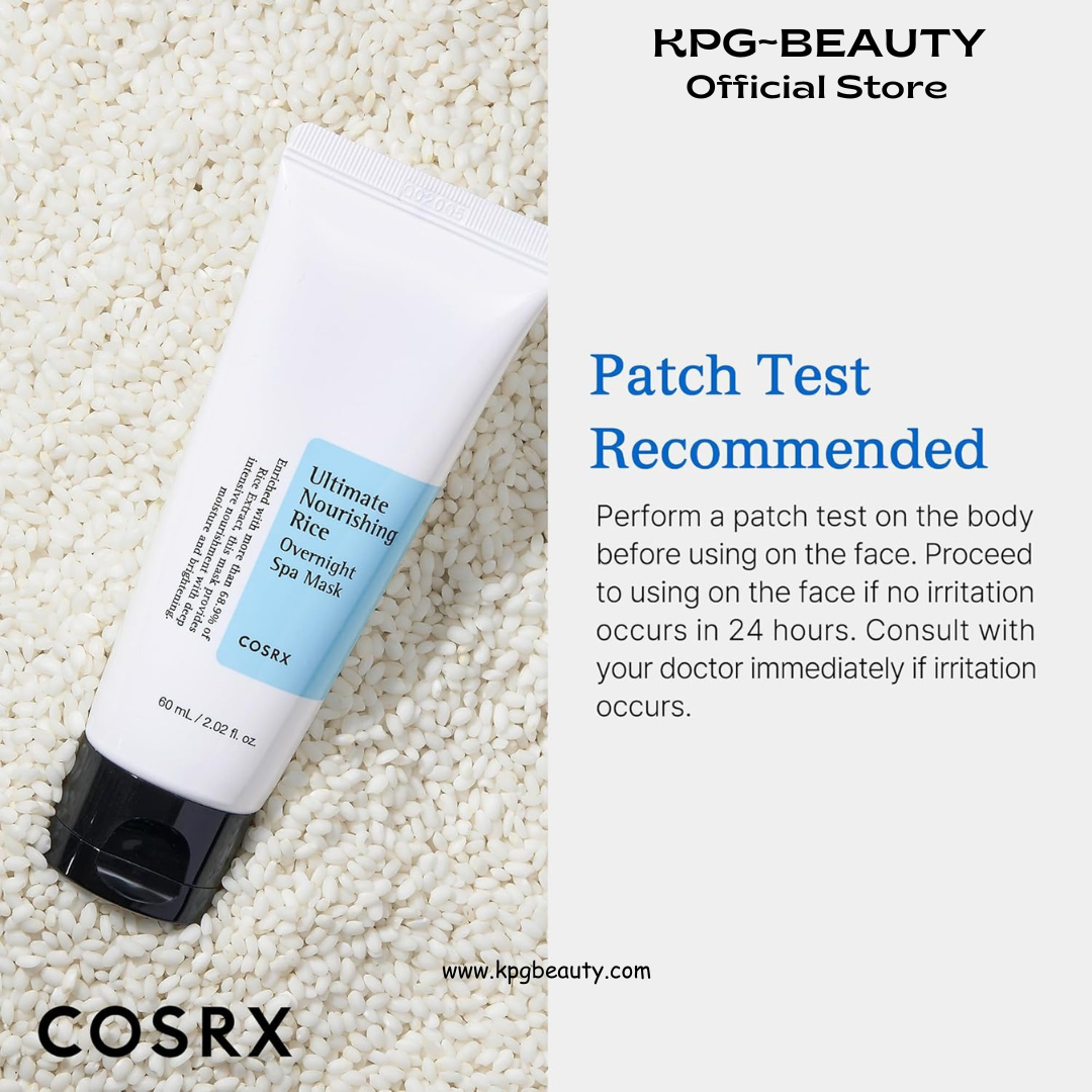 COSRX Ultimate Nourishing Rice Overnight Spa Mask, 60ml / 2.02 fl.oz | Rice Extract 68% and Niacinamide 2%, Korean Skin Care, Animal Testing Free COSRX