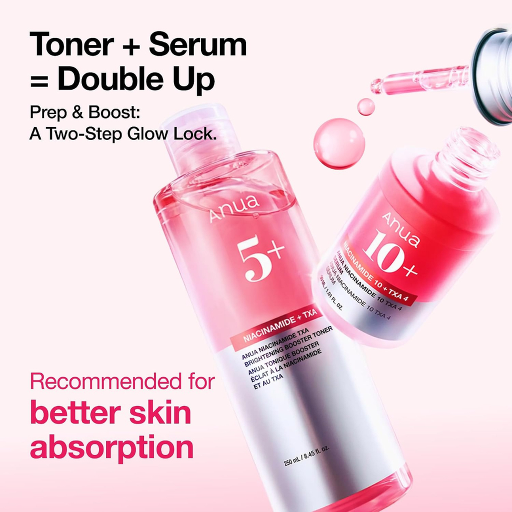 ANUA Niacinamide Tranexamic Acid Brightening Booster Toner 250ml KPG BEAUTY Anua