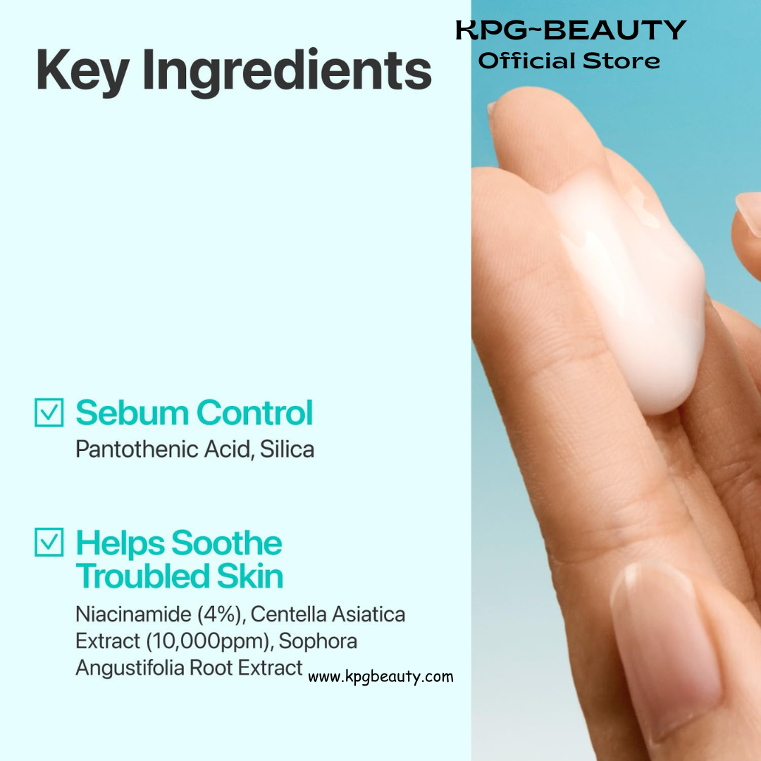 numbuzin No.1 Pantothenic B5 Active Soothing Cream | Remove sebum and skin troubles, Pantothenic acid, Korean Skincare Gift for Women | 2.70 fl oz Numbuzin