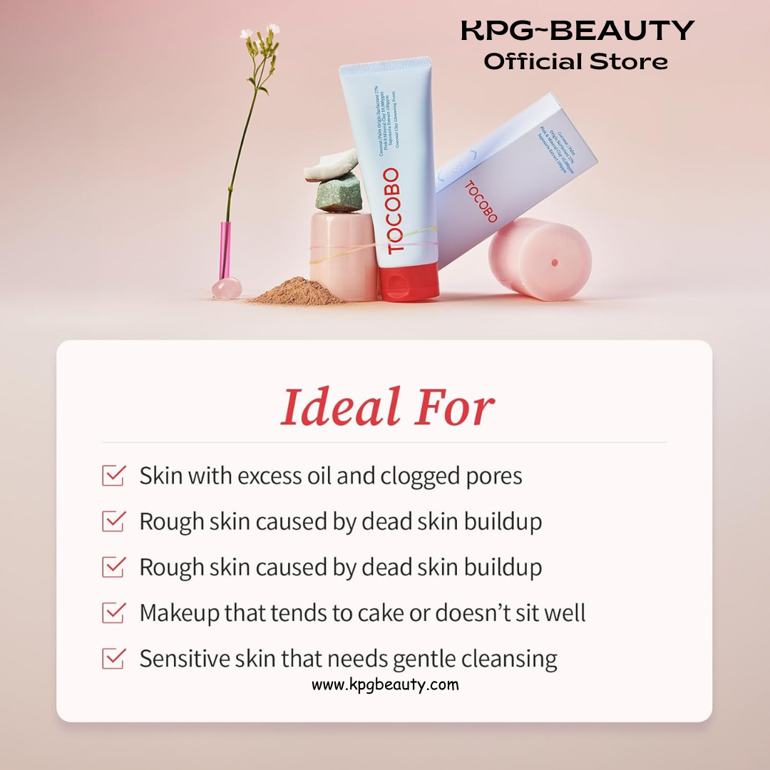 TOCOBO Korean Skincare Clay Cleansing foam 150 ml Tocobo