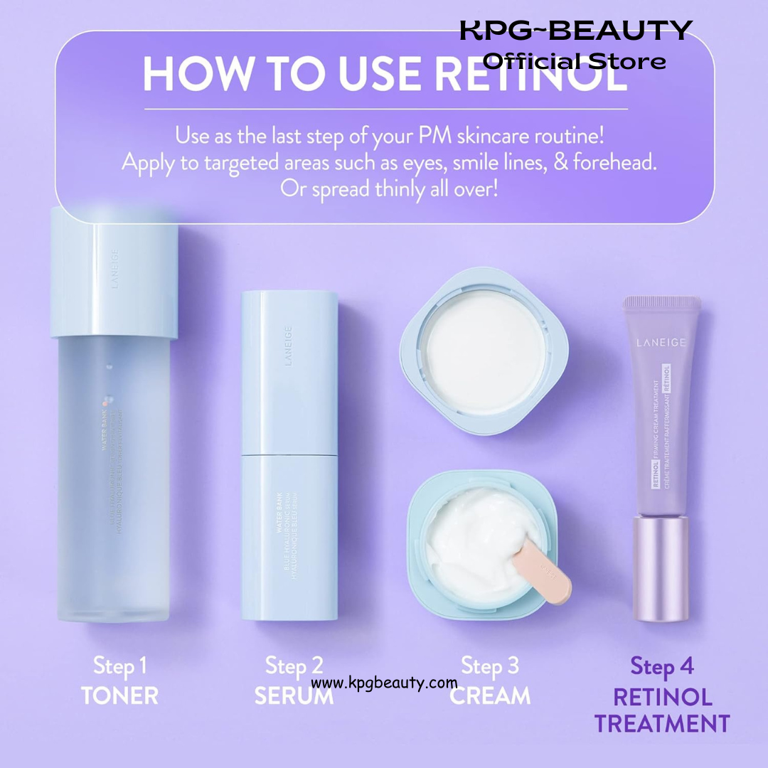 LANEIGE Retinol Firming Cream Treatment 5OML: Anti-Aging Moisturizer to Visibly Firm Skin & Smooth Fine Lines and Wrinkles LANEIGE