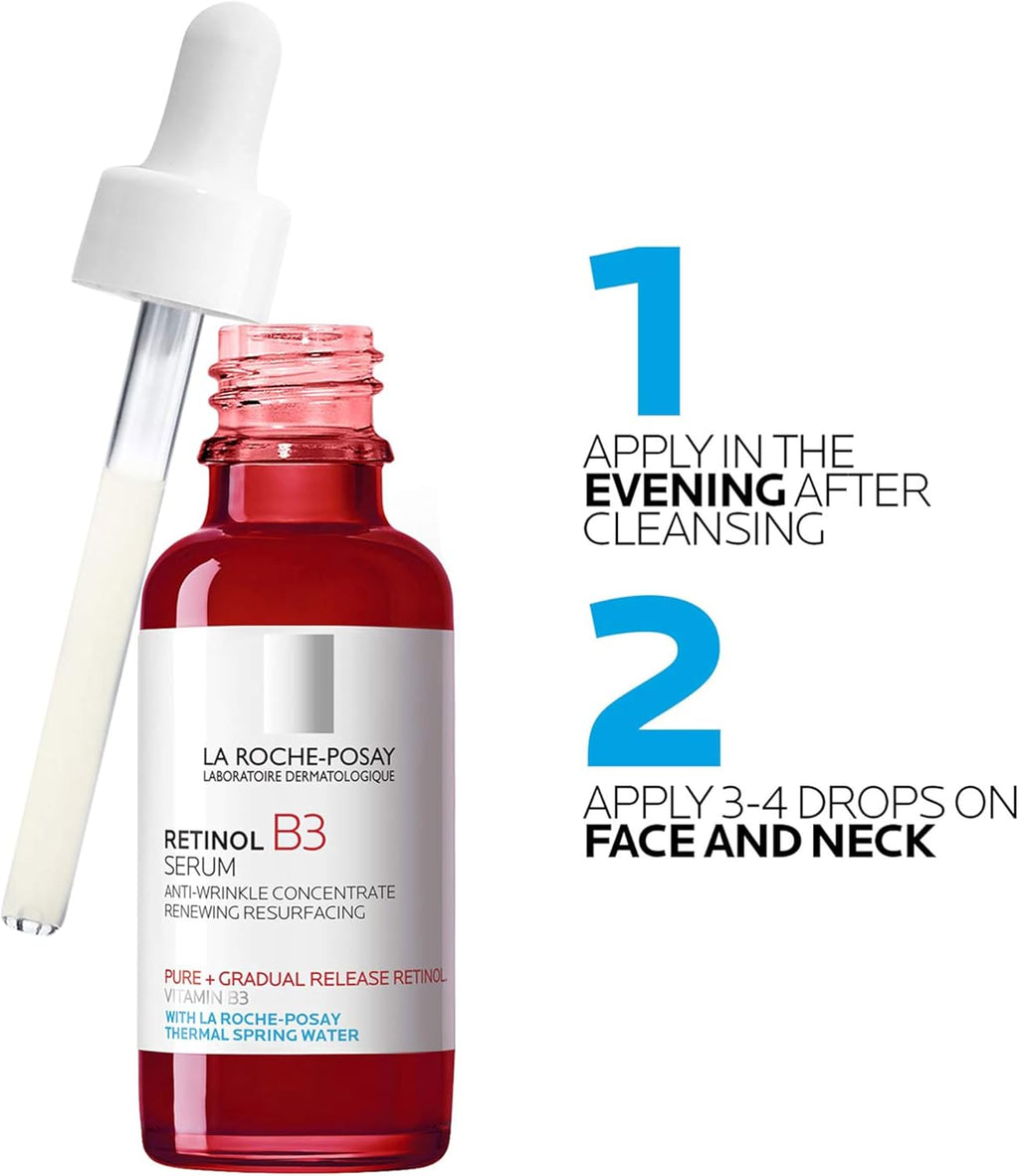 La Roche-Posay Pure Retinol Face Serum with Niacinamide & Hyaluronic Acid 30ml KPG BEAUTY (PREORDERS 15-25 DAYS) La Roche-Posay