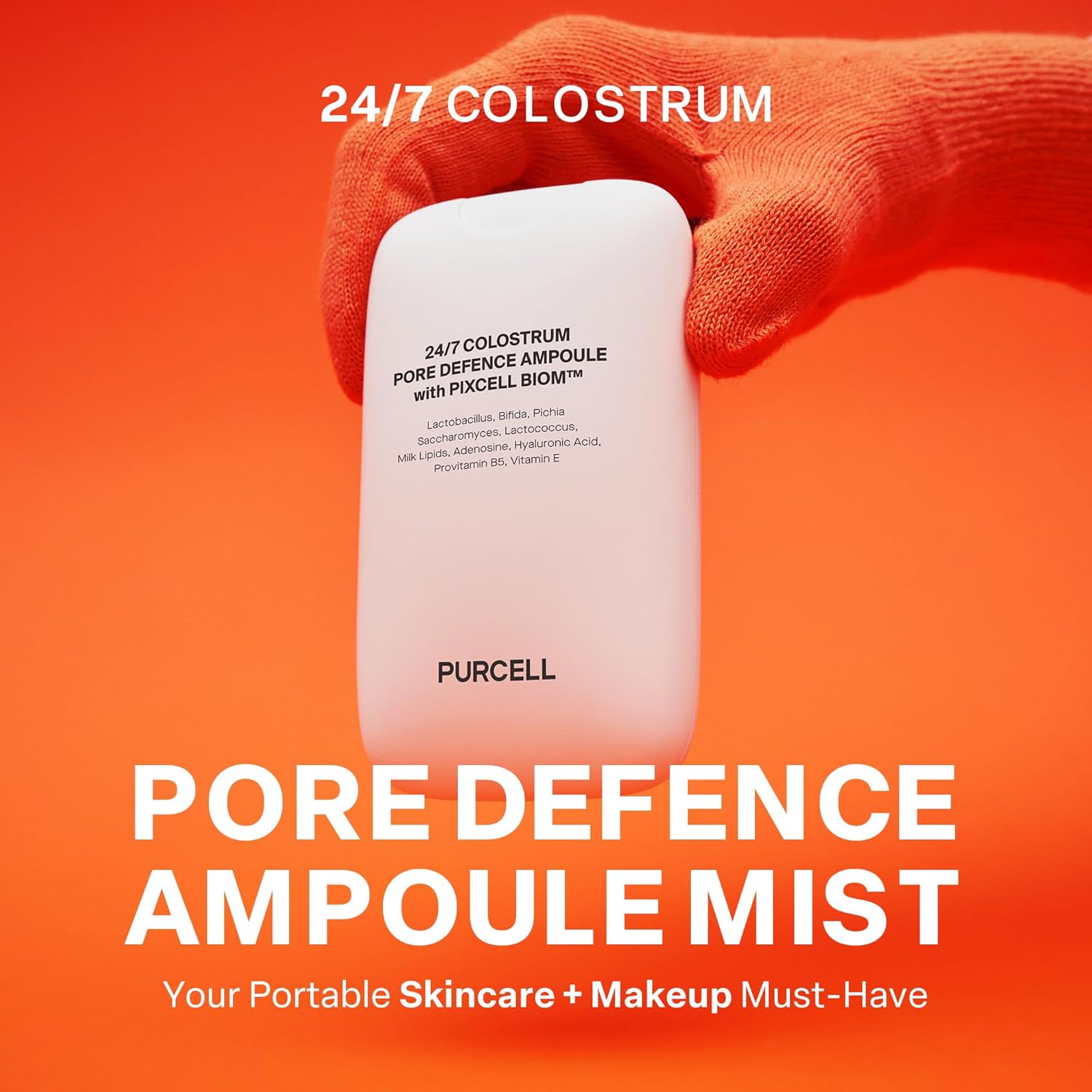 24/7 Colostrum Ampoule Mist - Glass skin with Long Hydration, Poreless Smooth Skin, Before & After Makeup, Hyaluronic Acid and Vitamin